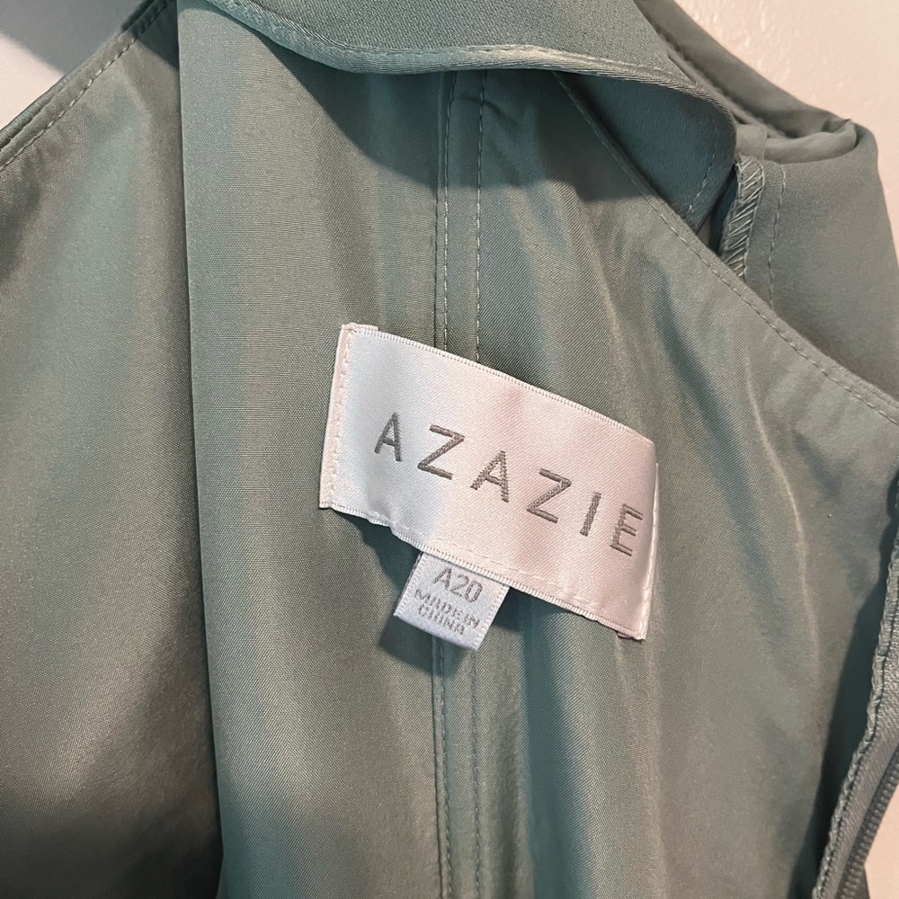 Azazie Bondi Matcha Dress - Picture 12 of 12